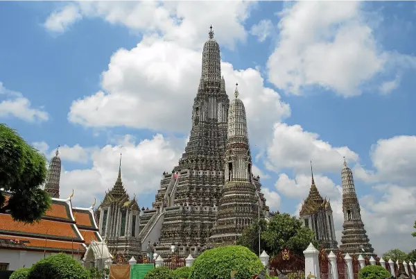 Bangkok Thailand Wat Arun temple at sunset